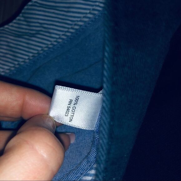 Men's Banana Republic Navy Blue Chino Shorts - Picture 5 of 6